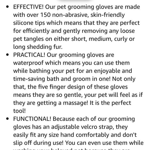 Pet Grooming Gloves 🧤 - Picture 10 of 11